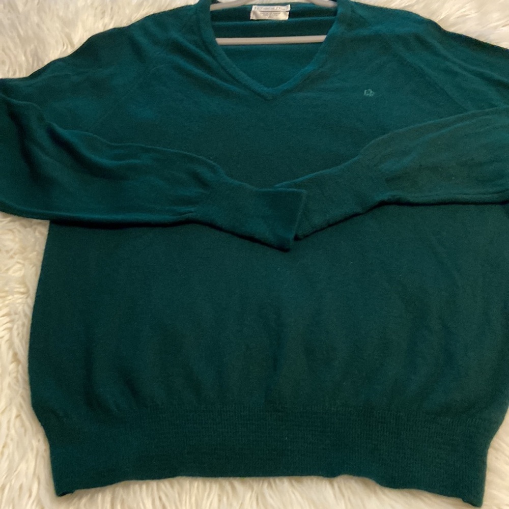 Christian Dior Man Sweater size XL excellent condition color dark green - Picture 15 of 16